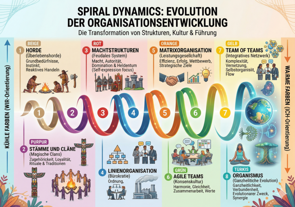 Organisationsentwicklung nach Spiral Dynamics